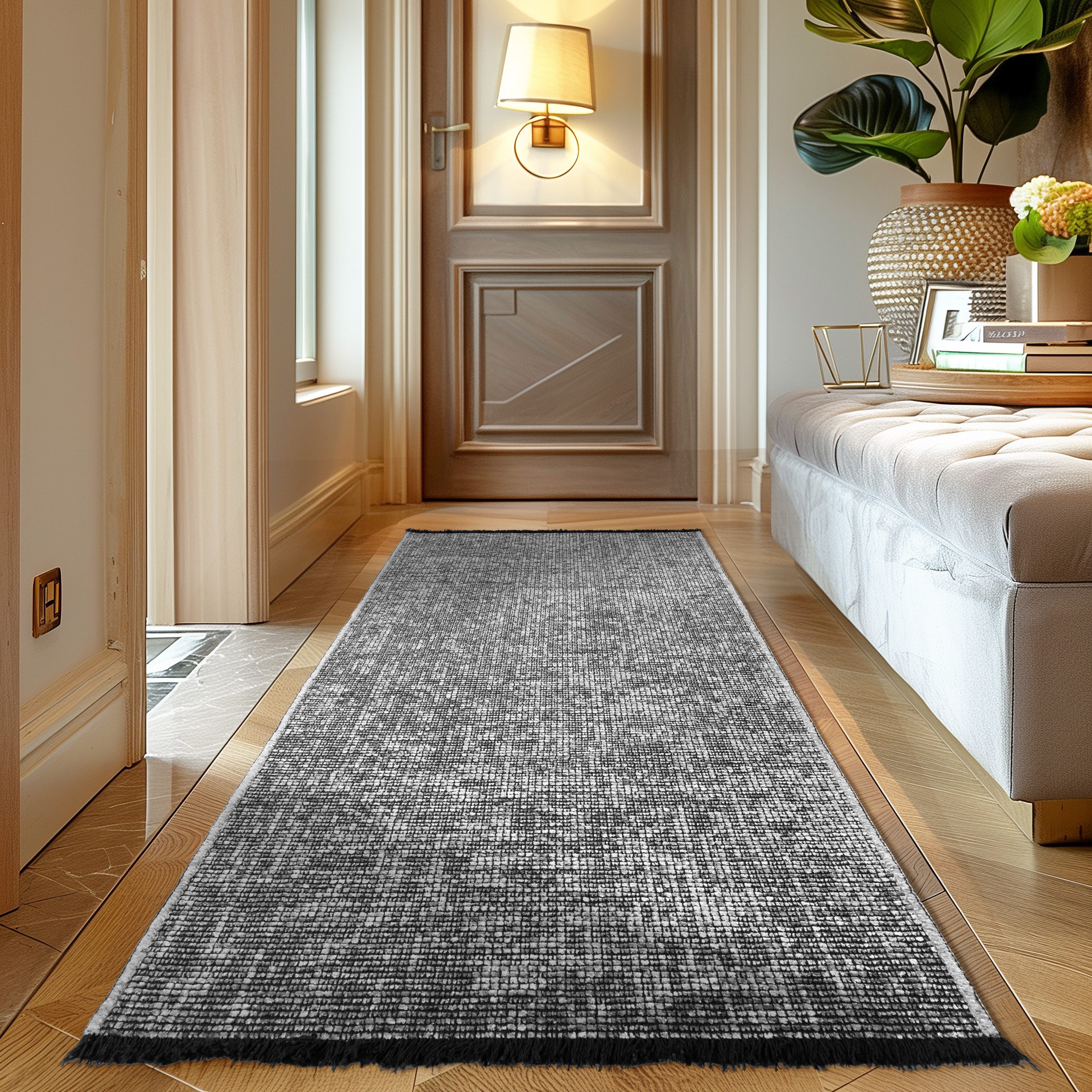 Carpettex Veloursteppich Boho Design, Läufer, Höhe: 7 mm, Baumwolle, Waschb günstig online kaufen