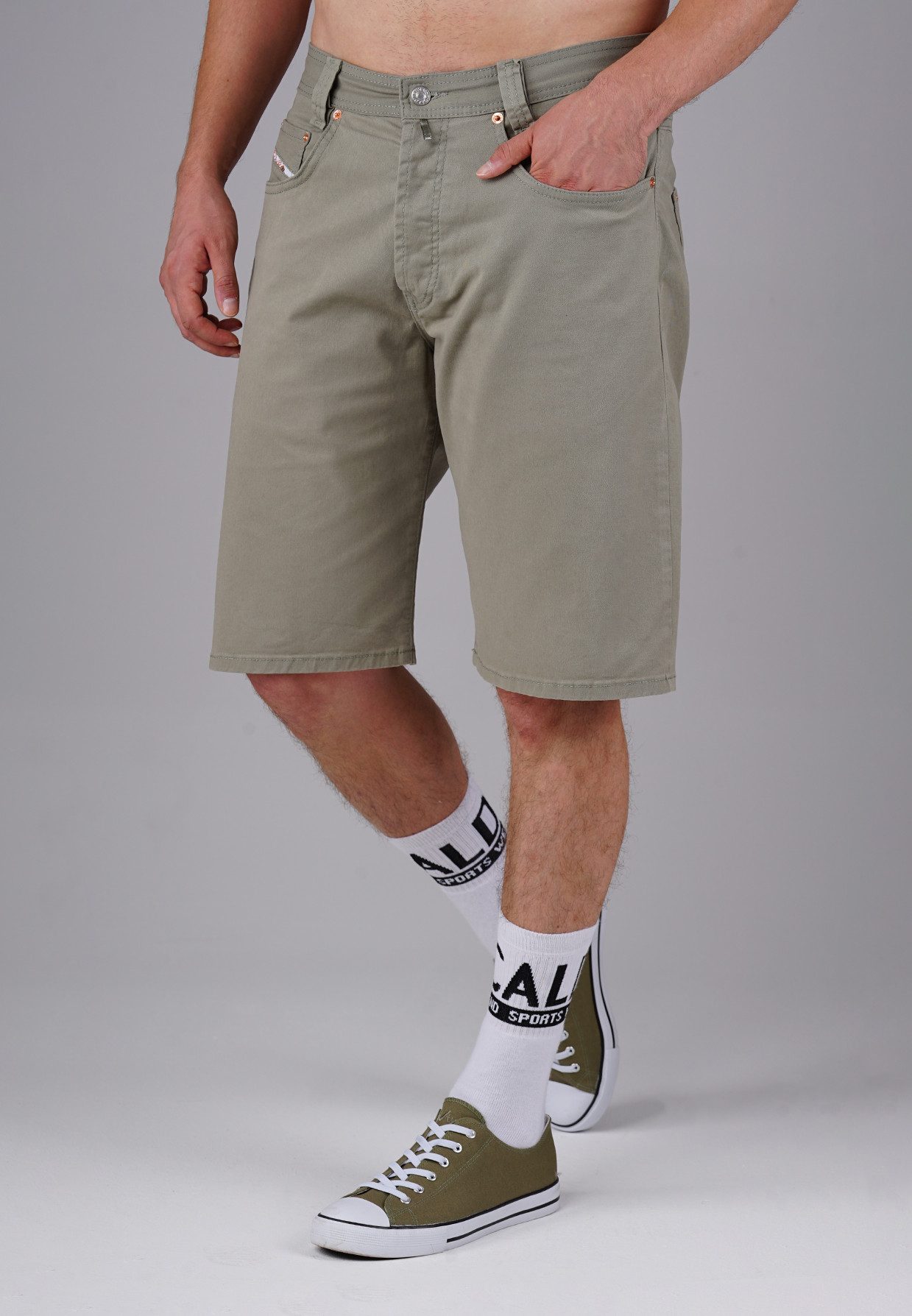 PICALDI Jeans Shorts Gabardine Sum (1-tlg) Clean-Look