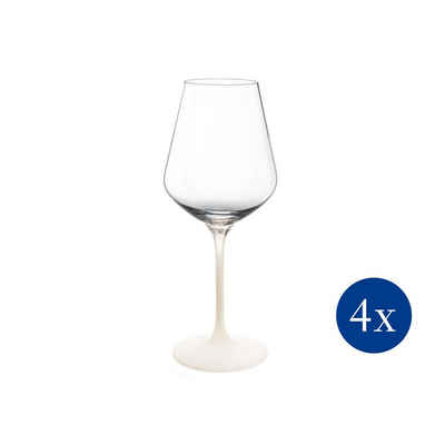 Villeroy & Boch Rotweinglas Manufacture Rock blanc Rotweinglas, Set 4tlg., Glas