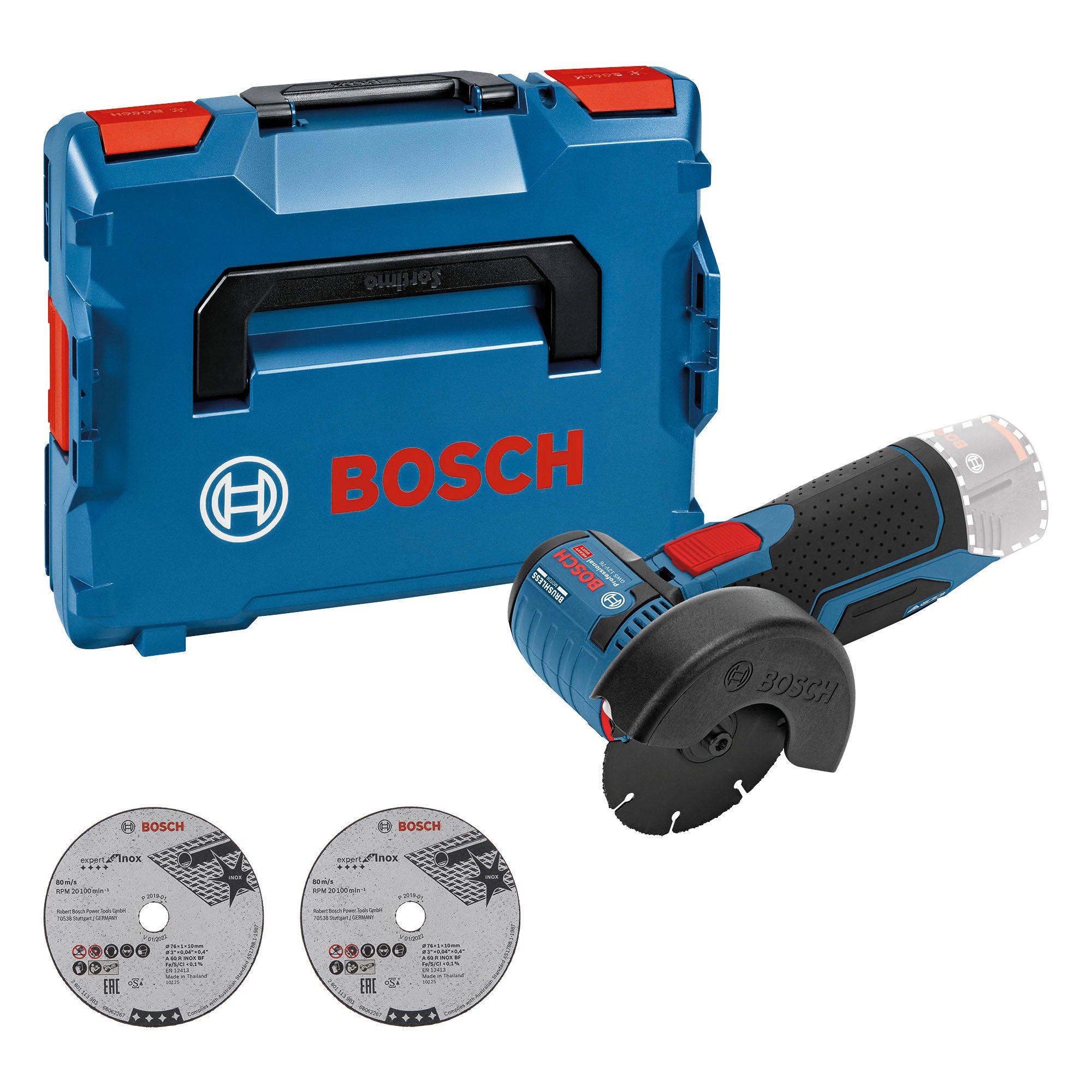 Bosch Professional Akku-Winkelschleifer »GWS 12V-76 PROFESSIONAL«, Schleifs günstig online kaufen
