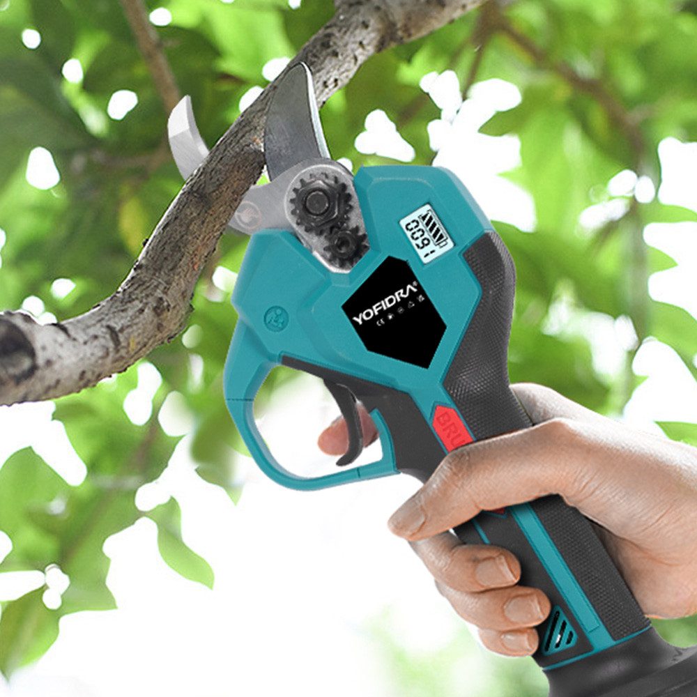 ONEVAN Akku-Astschere 32mm Elektrische Gartenschere mit günstig online kaufen