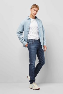 MEYER Straight-Jeans M5 Slim Fit Stretch mit Rundbundverarbeitung