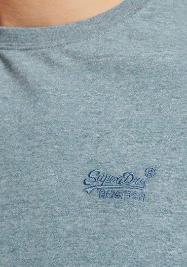 Superdry Rundhalsshirt Emb Vintage blue Te desert sky Logo