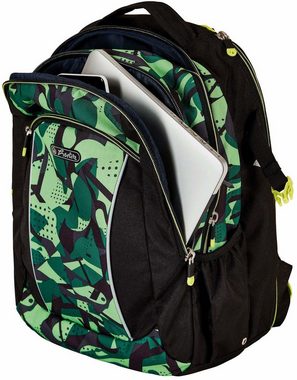 Herlitz Schulrucksack Ultimate, Camo, enthält recyceltes Material (Global Recycled Standard)