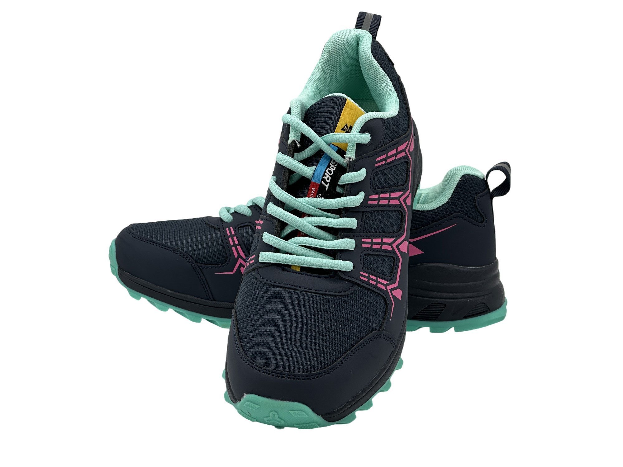 Nowaland Leichte Outdoorschuhe mit profilierter Laufsohle atmungsaktive Wanderschuh Rutschfeste Outdoor-Laufsohle, flexible Konstruktion, geringes Gewicht