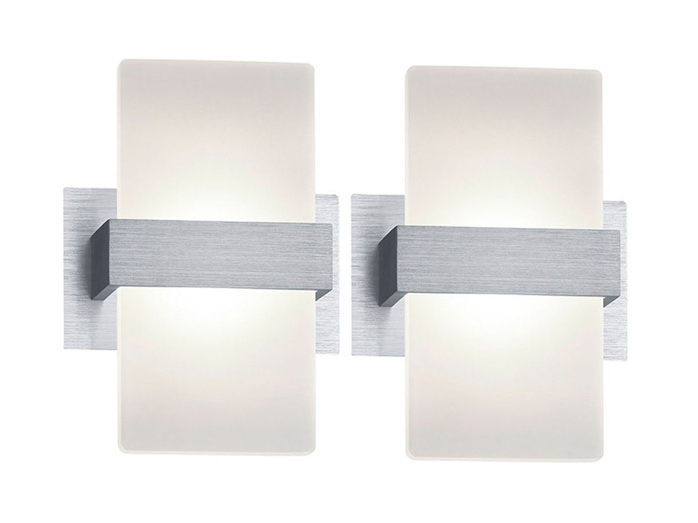 TRIO Leuchten LED Wandleuchte, LED fest integriert, Warmweiß, 2er Set innen günstig online kaufen