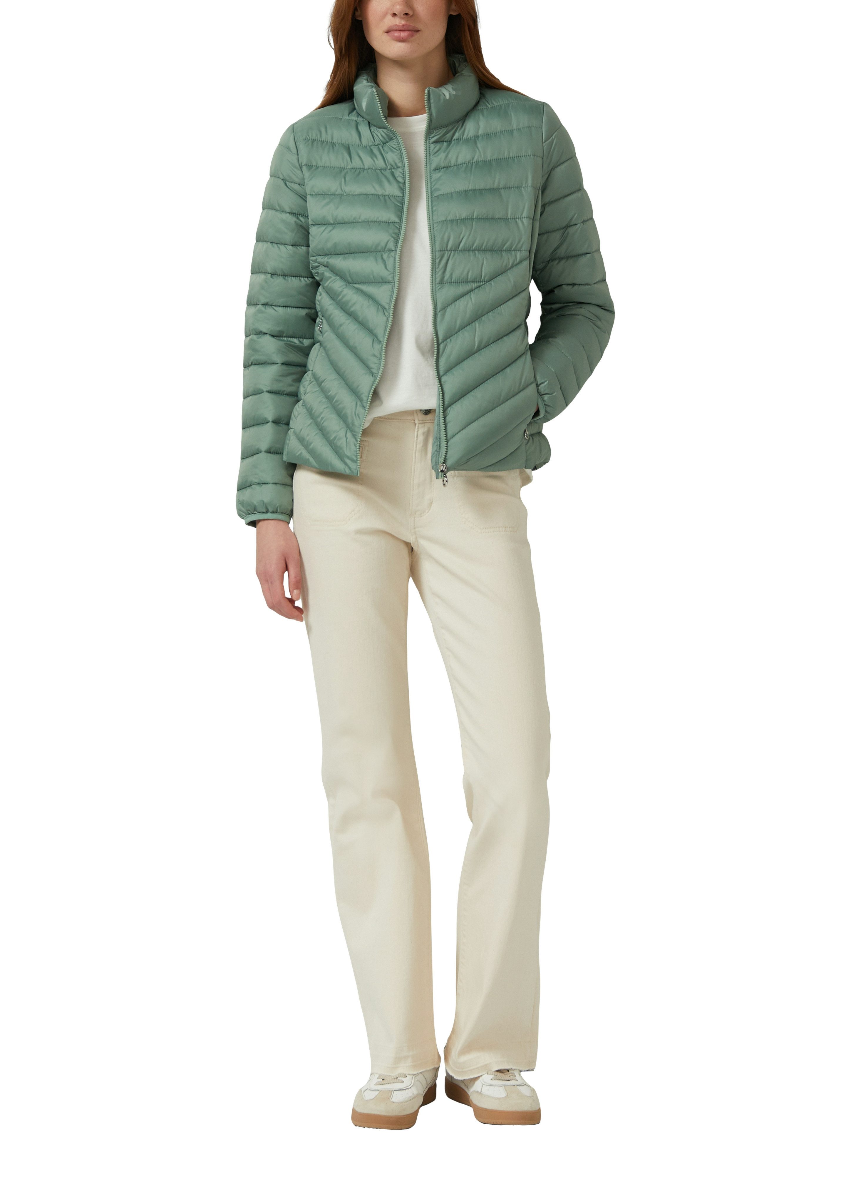 s.Oliver Steppjacke mit Reißverschluss und Stehkragen