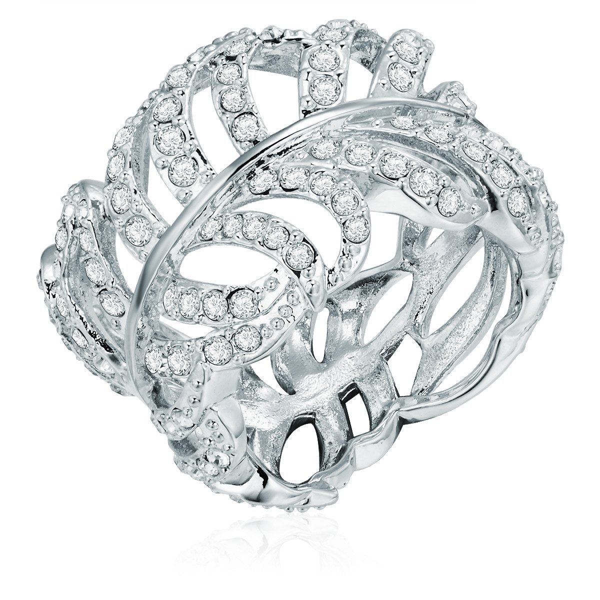 Lulu & Jane Fingerring LJ203 (1-tlg), Metall-Legierung günstig online kaufen