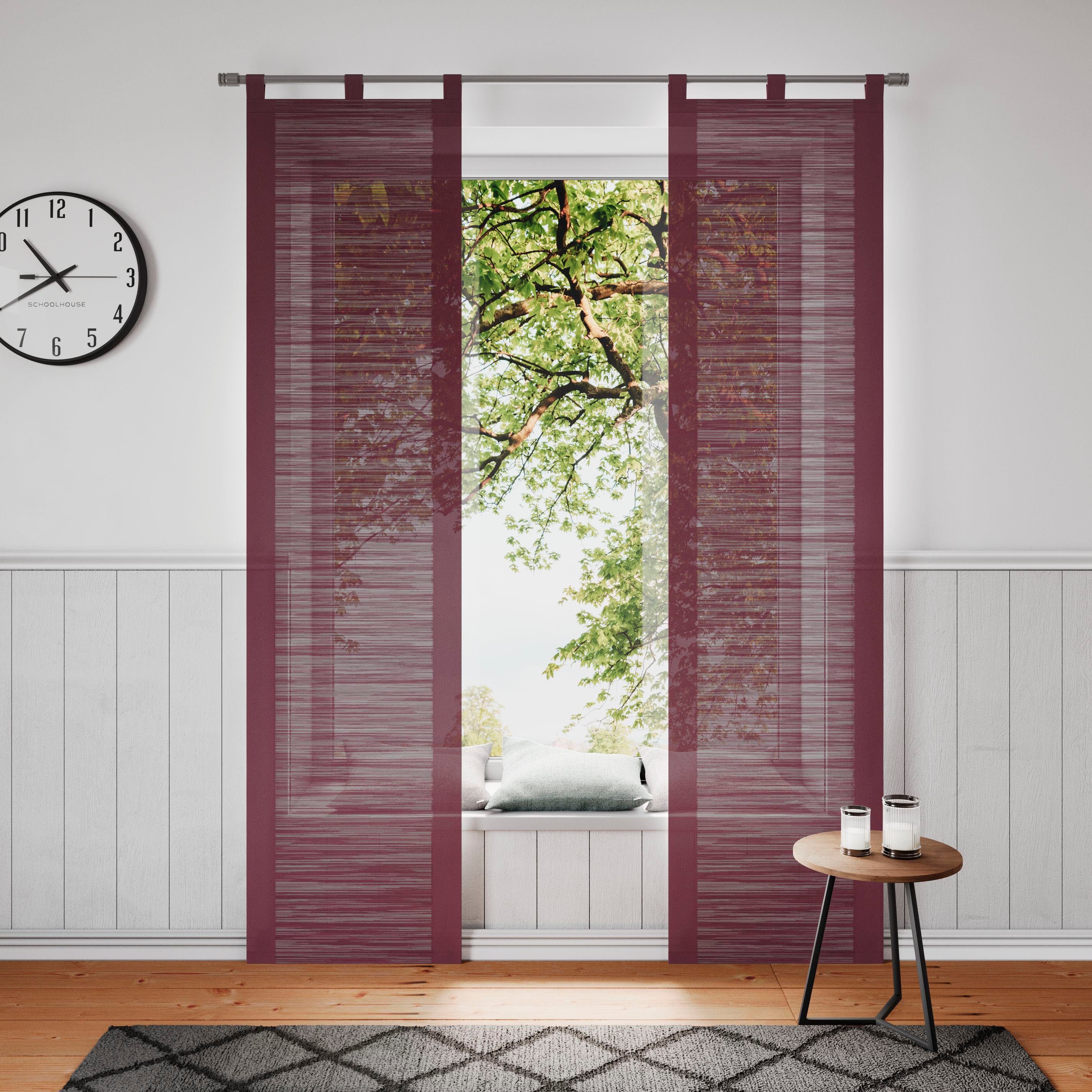 Neutex for you! Schiebegardine Padova (1 St), Schlaufen, halbtransparent, S günstig online kaufen