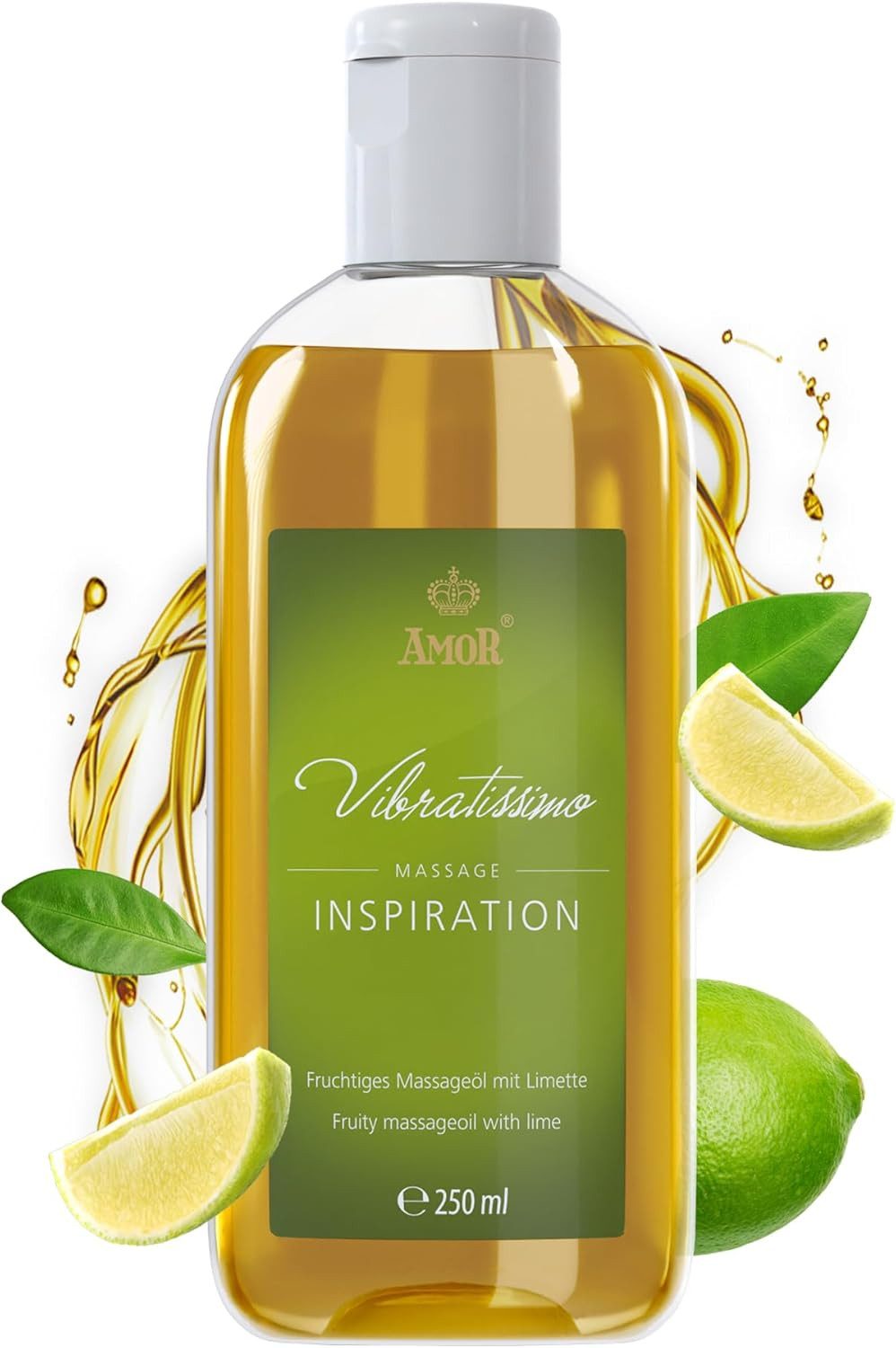 Vibratissimo Massageöl Desire Jump, Natural, Inspiration, verschiedene Aromen für entspannende Stunden