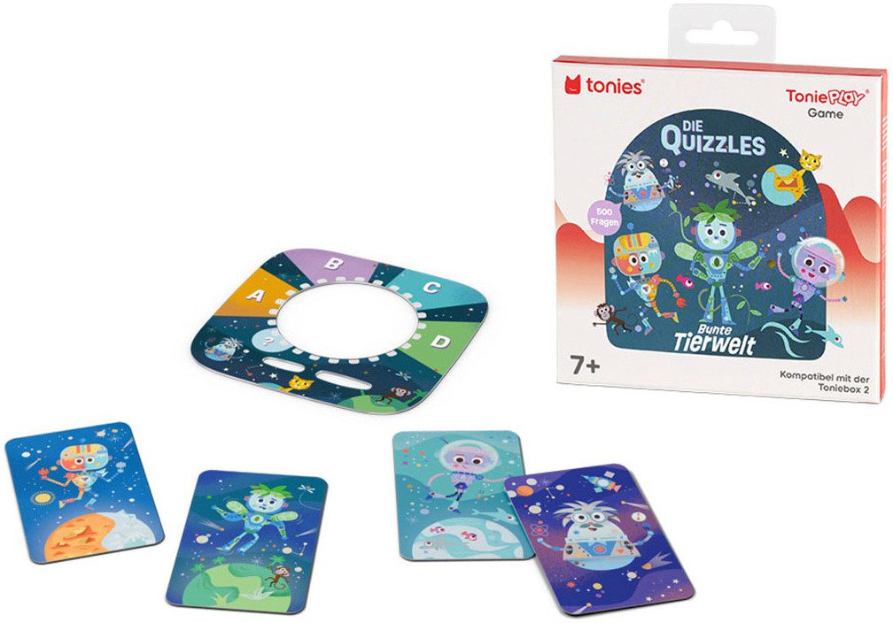 tonies Hörspiel Die Quizzles: Bunte Tierwelt (Tonieplay Game S)