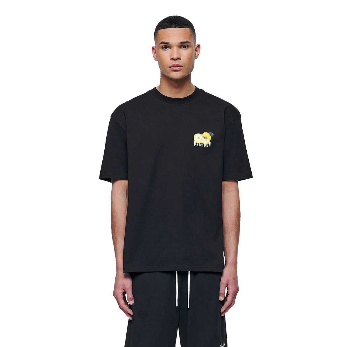 black Pegador Oversized Pegador T-Shirt T-Shirt Plaxton Herren (1-tlg)
