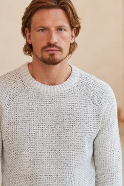 Next Rundhalspullover Chenille-Pullover Rundhalsausschnitt Zopfstrick (1-tlg)