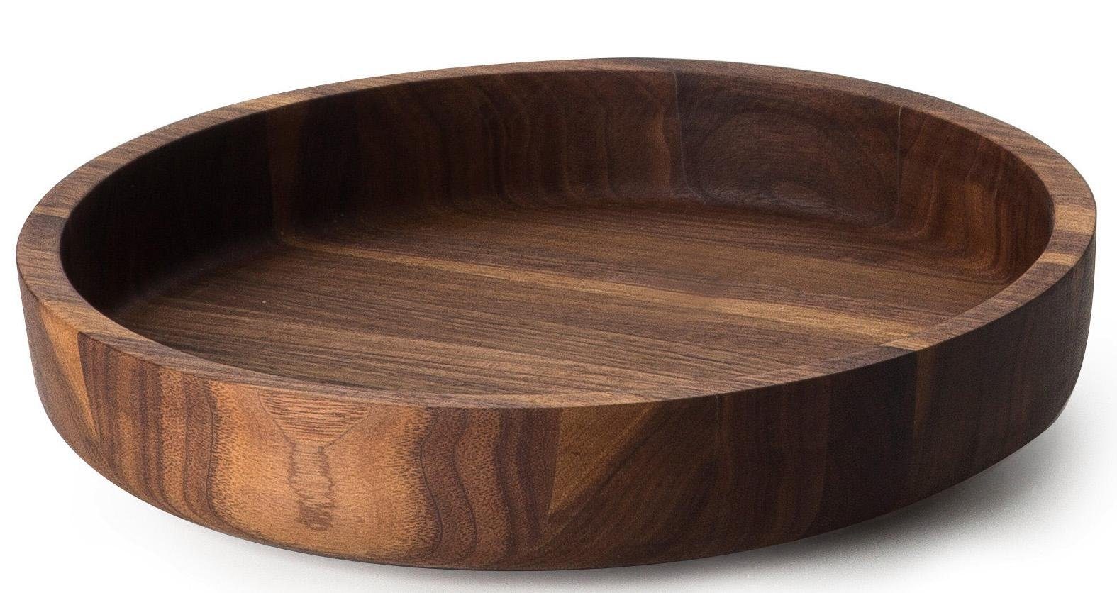 Continenta Schale Walnuss, Holzwerkstoff, (1-tlg), Walnussholz