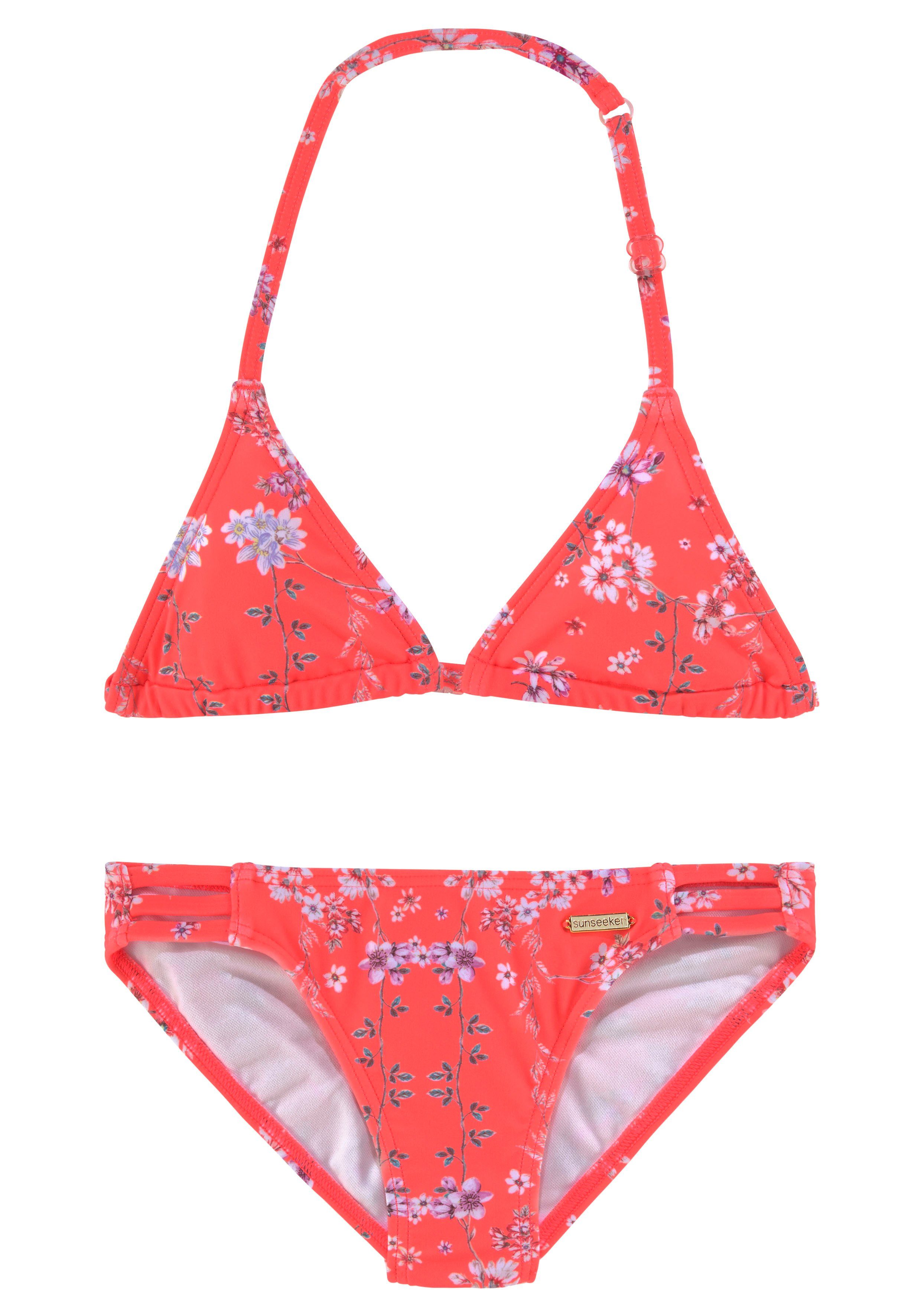 Sunseeker Triangel-Bikini Ditsy Kids mit sommerlichem Print