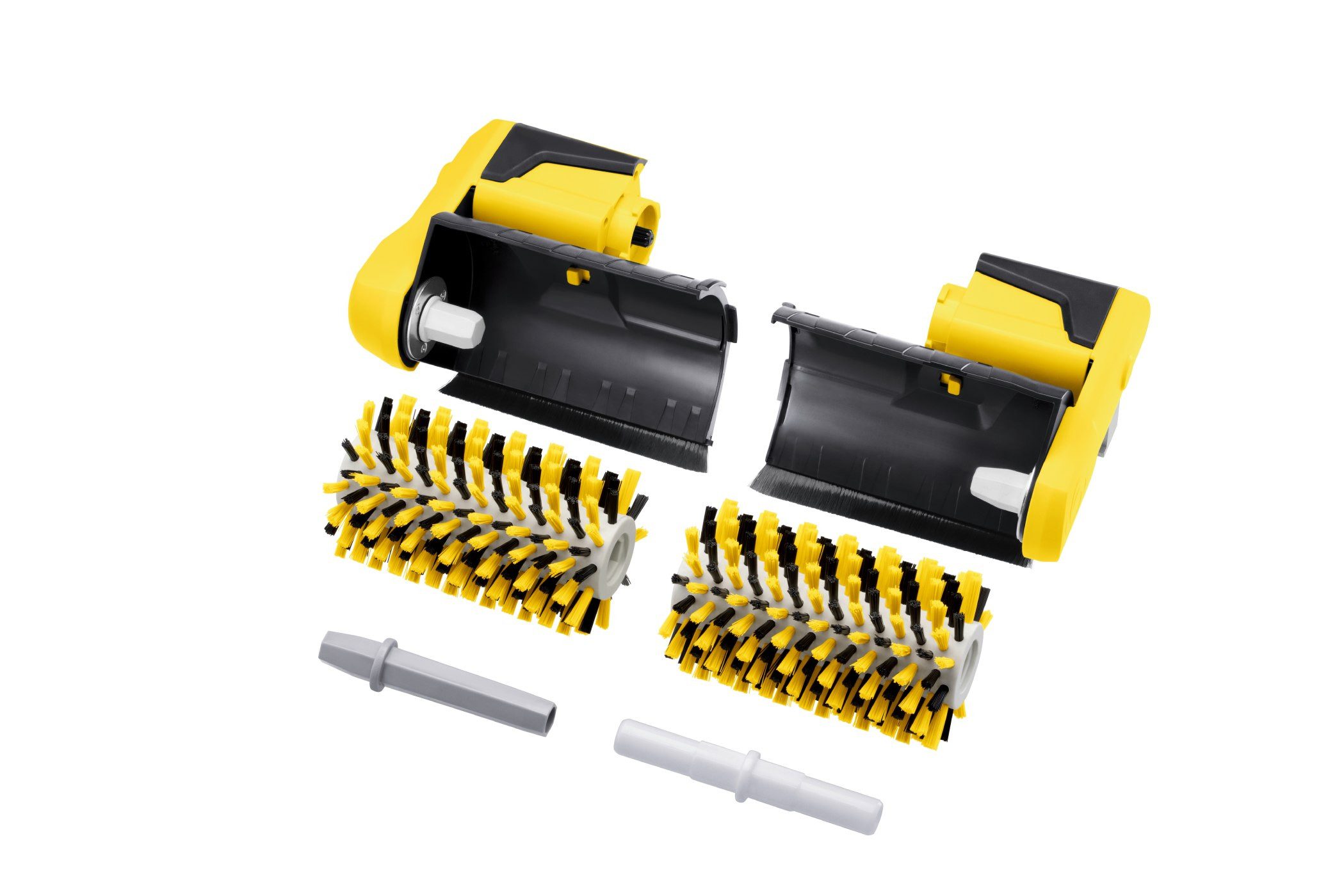 Gloria Elektro-Fugenbürste MultiBrush XL Erweiterungs-Set mit Holzbürste – 32 cm Arbeitsbreite
