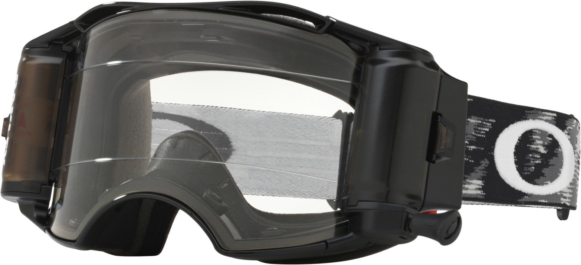 Oakley Motorradbrille Airbrake Jet Black Speed RR Motocross Brille, Visier