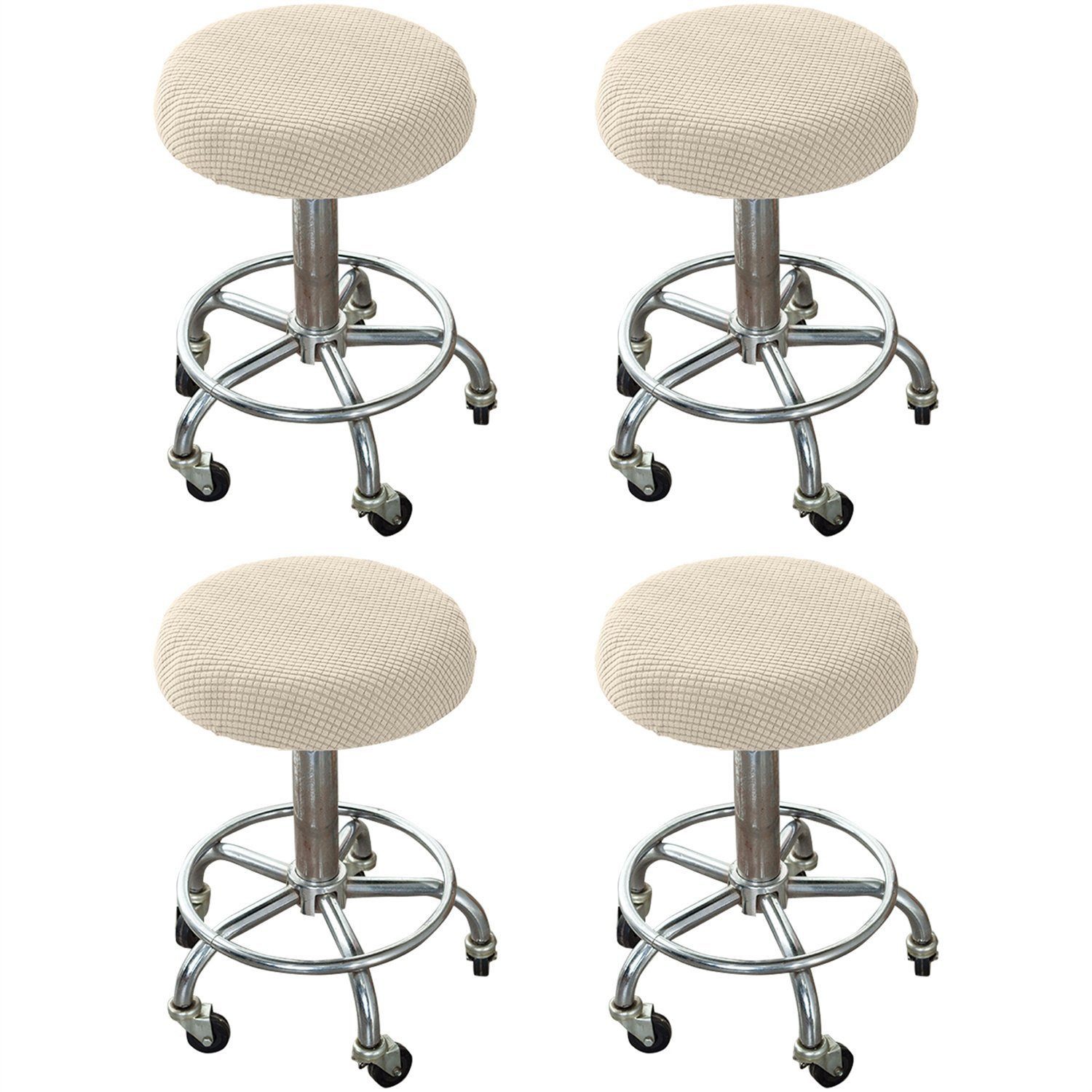 BYSURE Stuhlhusse, Stretch Runde Hocker- Bar günstig online kaufen