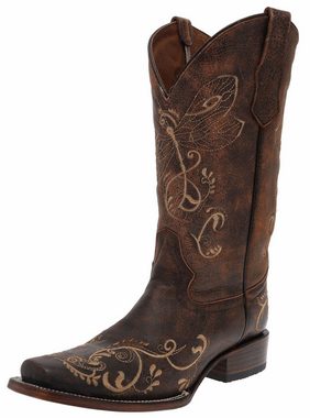 Corral Boots L5079 Braun Cowboystiefel Damen Westernstiefel