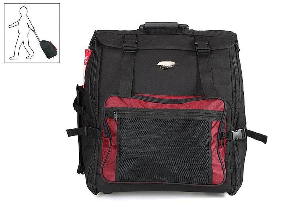 Piano-Transporttasche Akkordeon Rucksack GigBag Trolley Tasche für 96 Bass mit Holzkern