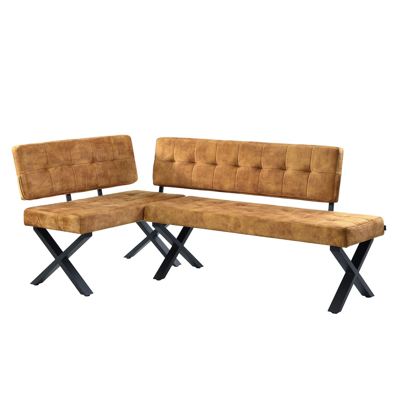 B&D home Eckbank EKA (2-St), beidseitig montierbar, gepolstert, mit Rückenlehne, verschiedene Maße