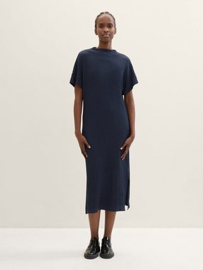 TOM TAILOR Denim Jerseykleid Midikleid mit Struktur