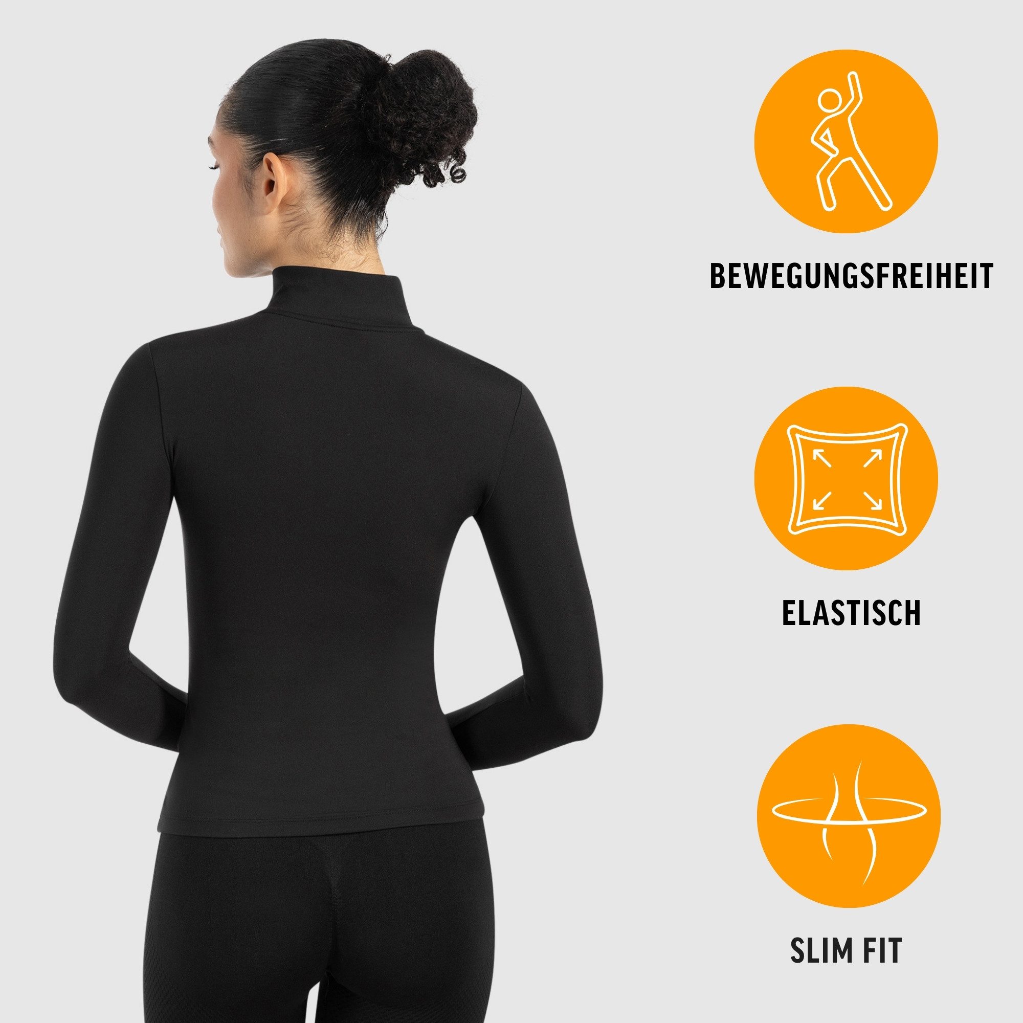 Smilodox Outdoorjacke Kenna, Sportjacke mit tailliertem Schnitt, Windbreaker Laufjacke Sport Oberteil Daumenlöcher Activewear Atmungsaktiv Freizeit Fitness