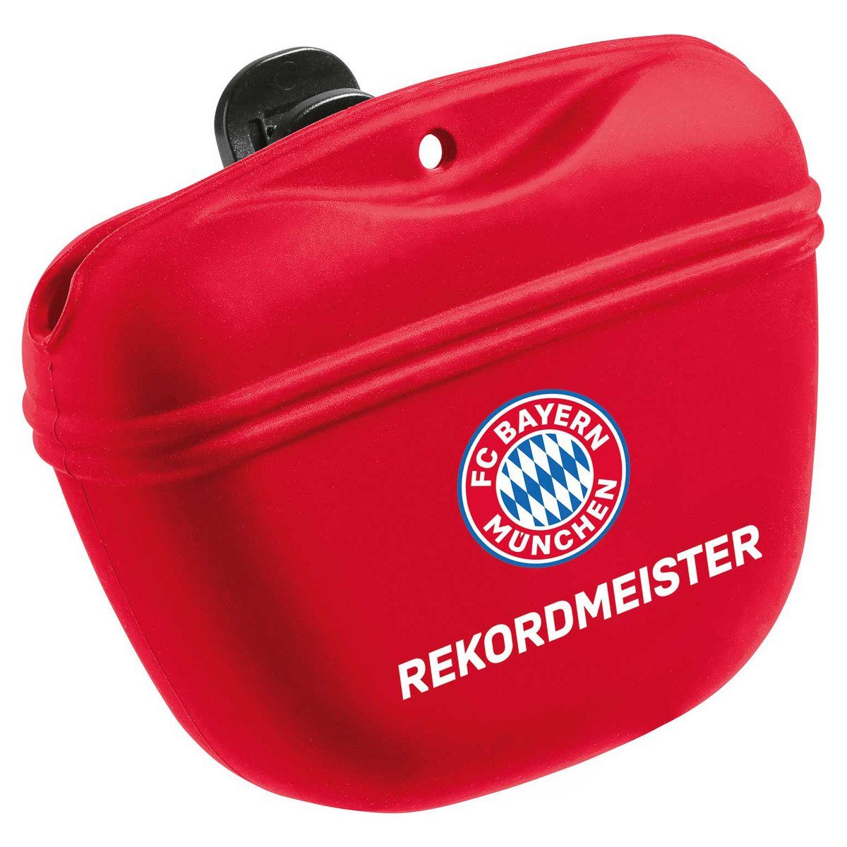 Leckerlibeutel Silikon Snackbeutel FC Bayern München rot