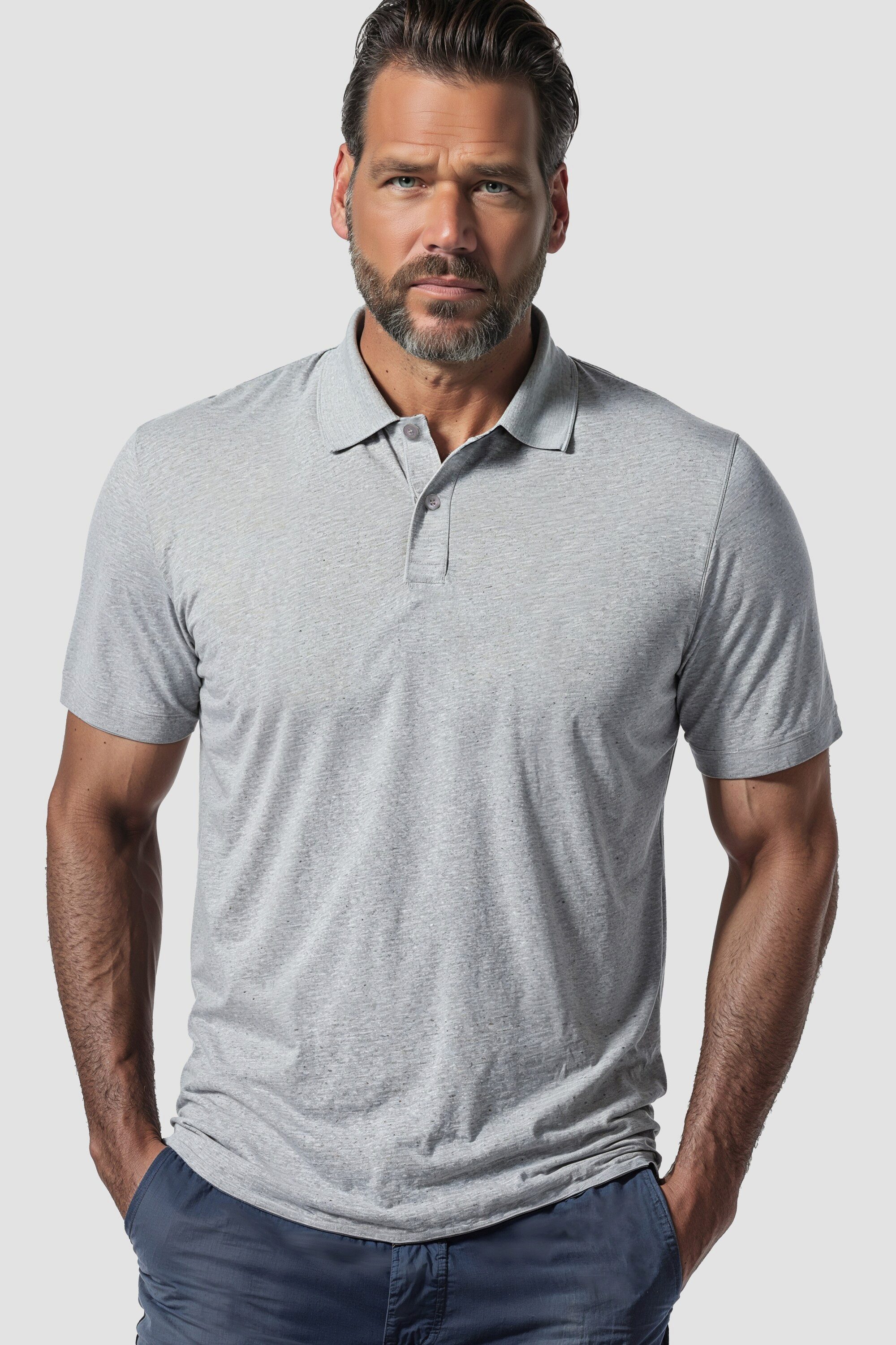 JP1880 Poloshirt Poloshirt Basic Halbarm Piqué