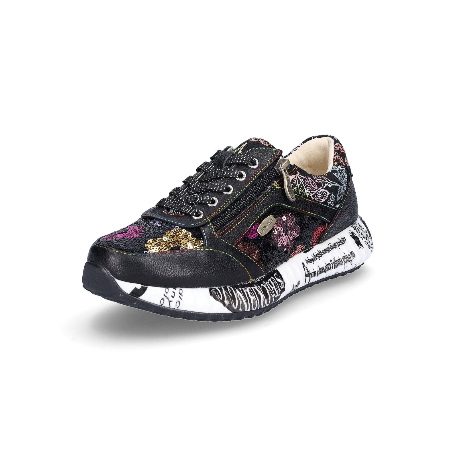 Laura Vita Damen Sneaker schwarz Sneaker