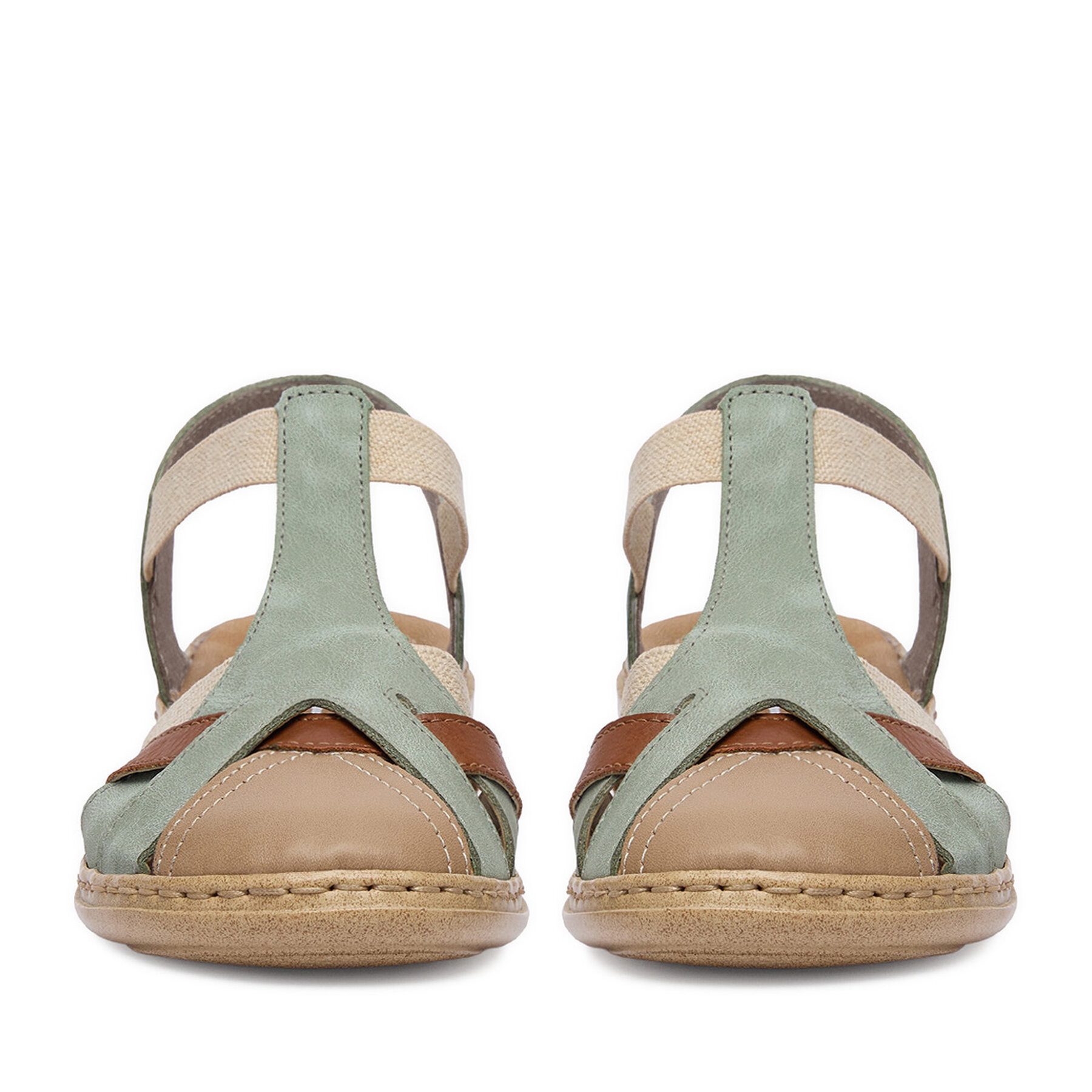 Rieker Rieker Damen-Sandalen Grün Sandale