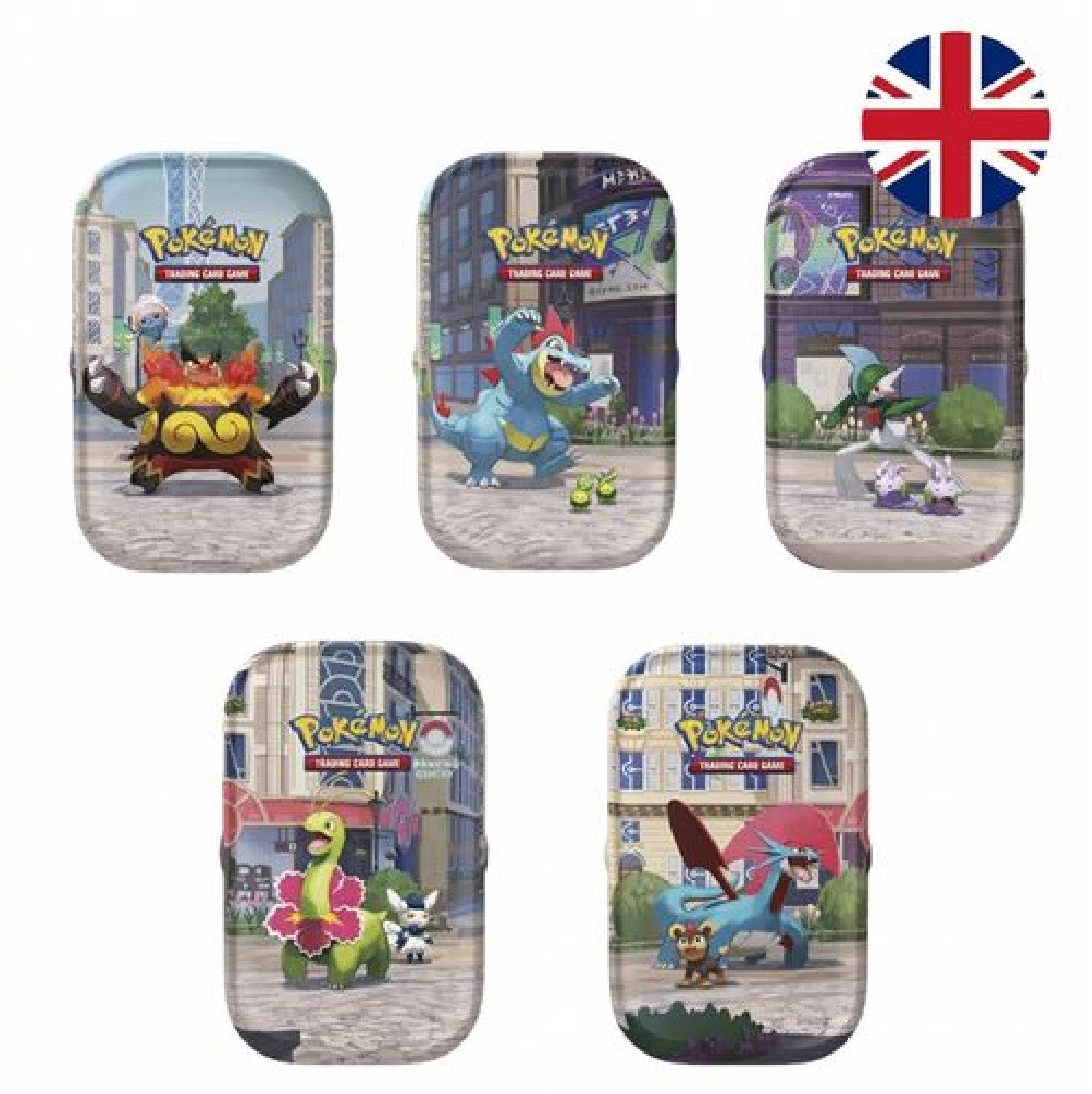 The Pokémon Company International Sammelkarte Pokemon - Summer - ex mini tin Display (Englisch)