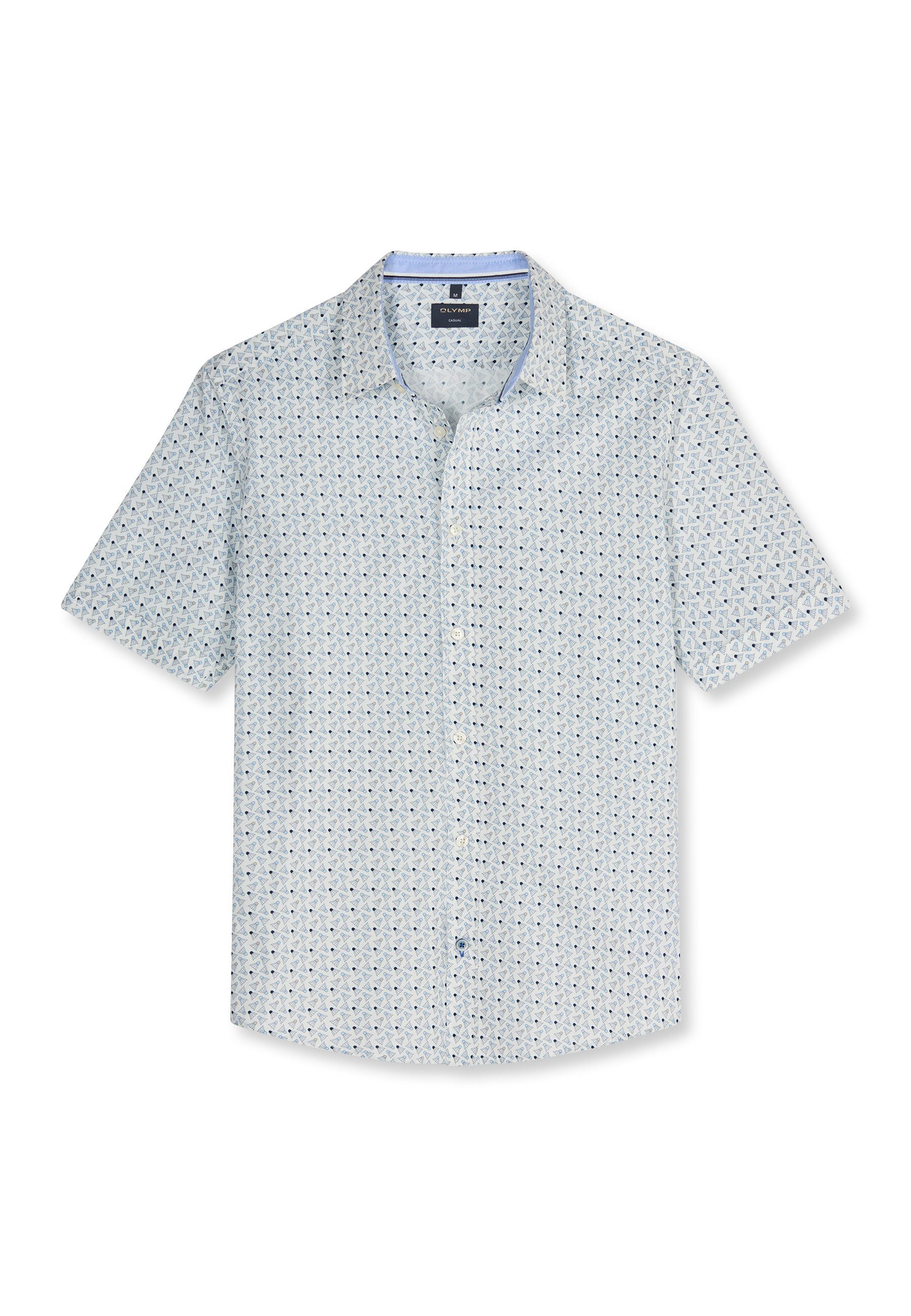 OLYMP Kurzarmhemd OLYMP Casual, Regular Fit, Kent