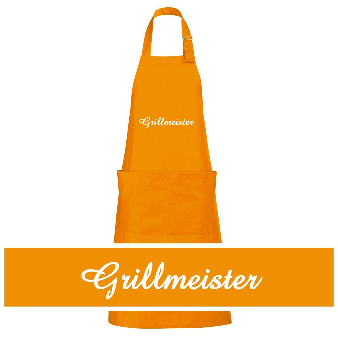 Schnoschi Grillschürze Hochwertige Küchenschürze mit Grillmeister günstig online kaufen