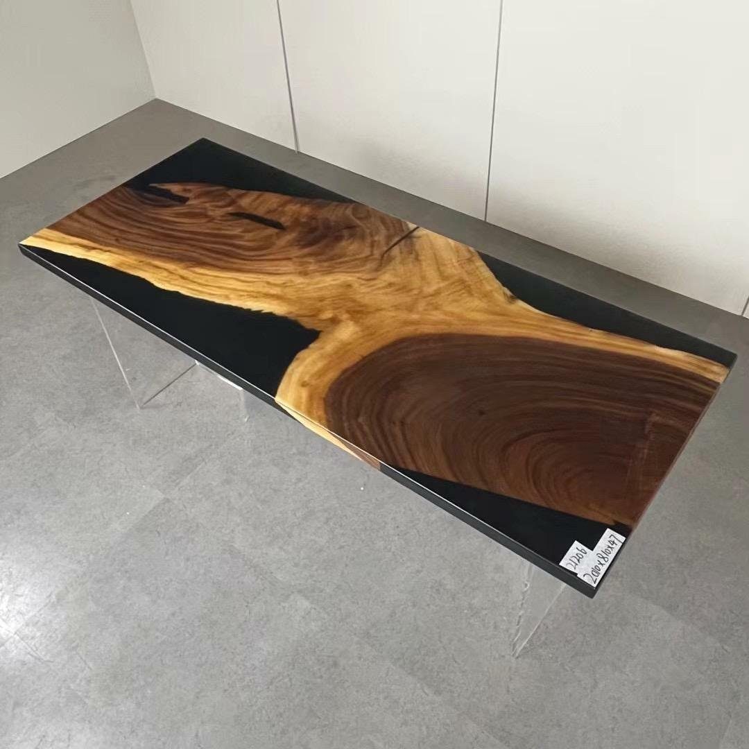 Epoxidharz 81 cm x JVmoebel Esstisch Tische Massiv Table Flusstisch Esstisch, 201