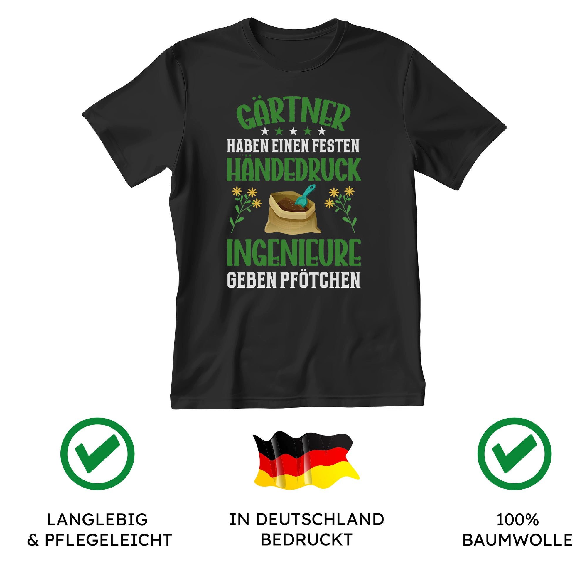 22Feels T-Shirt Gärtner Geschenk Männer Spruch Beruf Ausbildung Abschluss IN DEUTSCHLAND BEDRUCKT