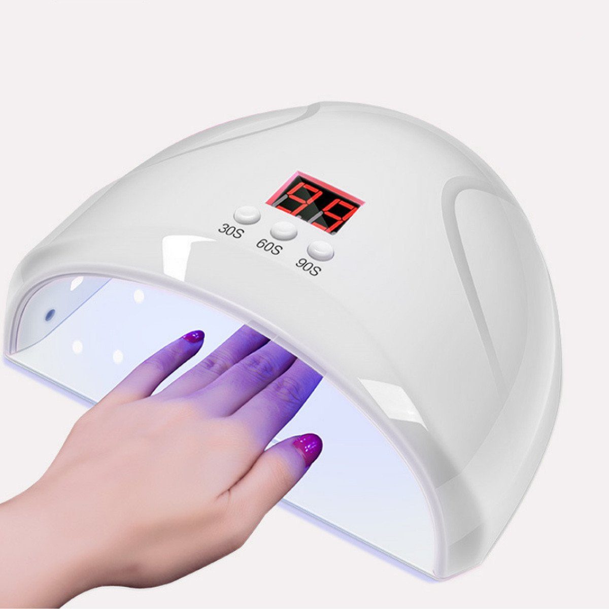 INSMA Lichthärtungsgerät 200W LED UV Nagel Lampe Nageltrockner mit 3 Timer mehr