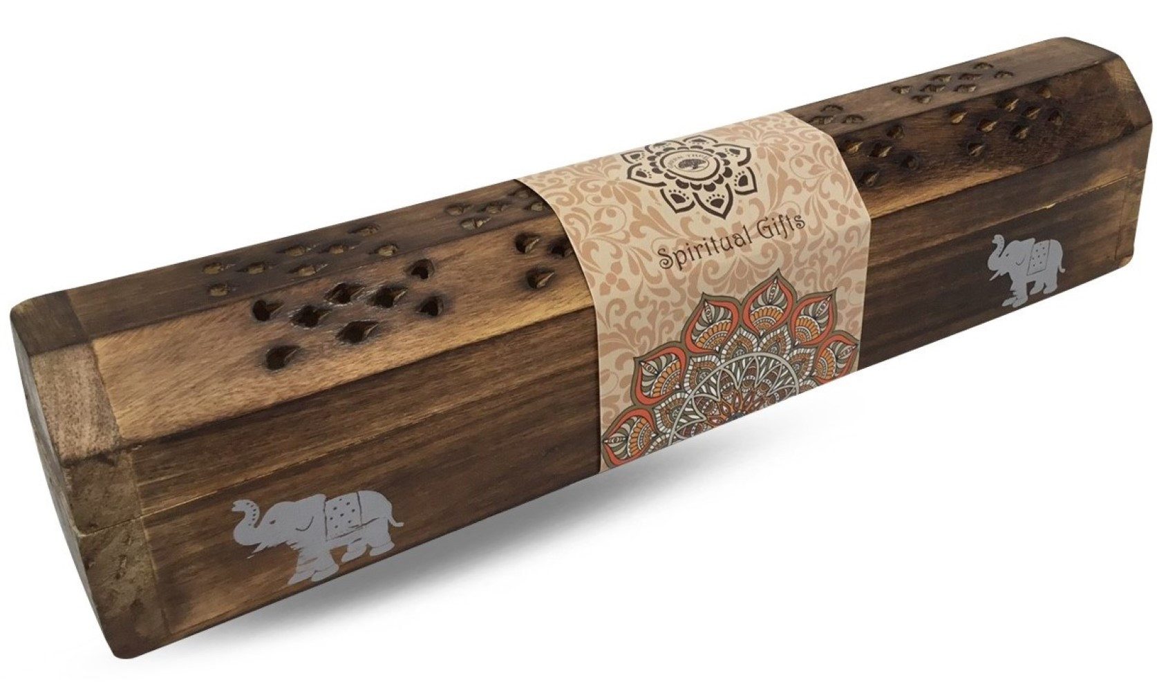 Green Tree Ароматические палочки-Halter Ароматические палочкиhalter India Truhe "Elefant" Holz 30x6cm