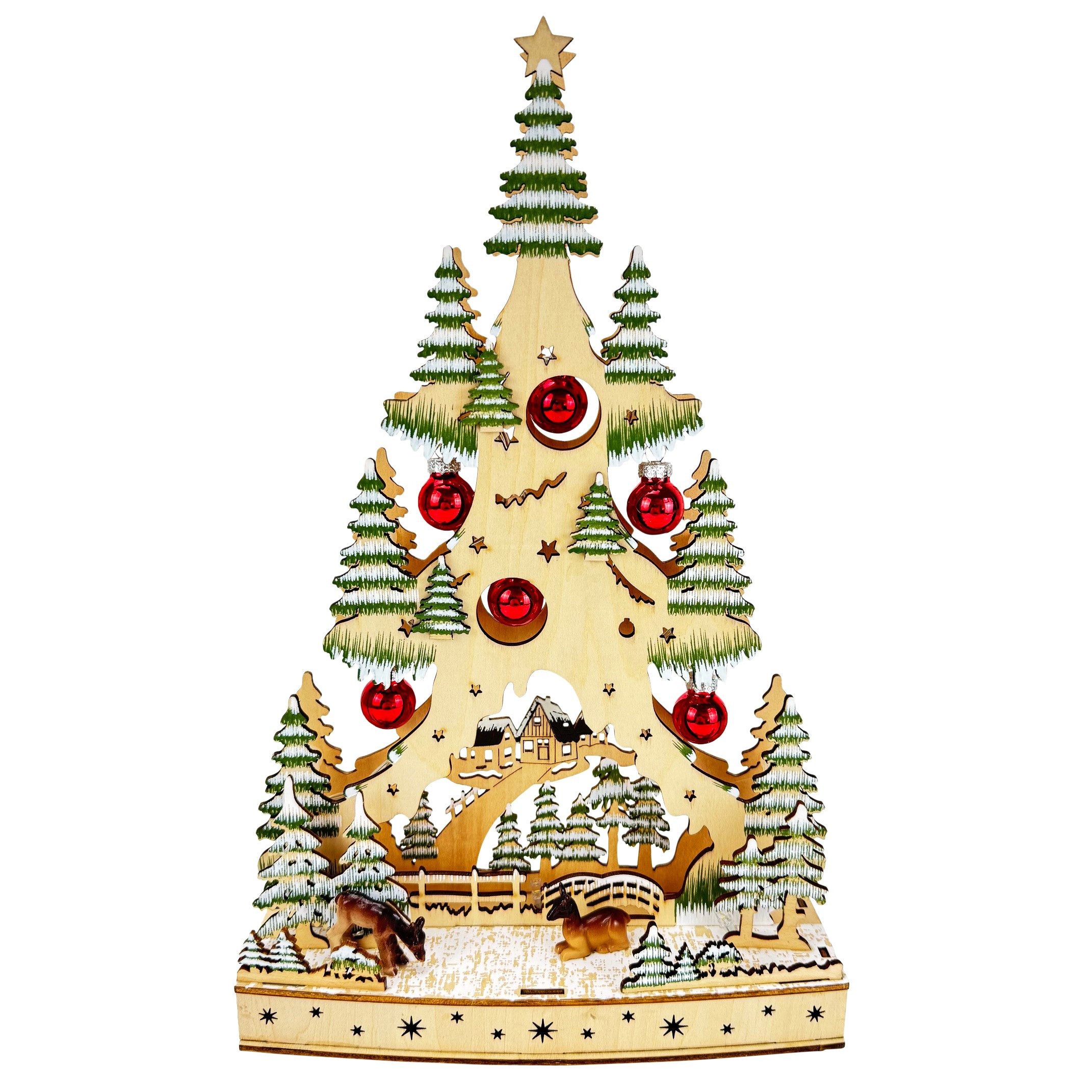 Online-Fuchs LED Dekoobjekt Lichterspitze Weihnachtsbaum aus günstig online kaufen