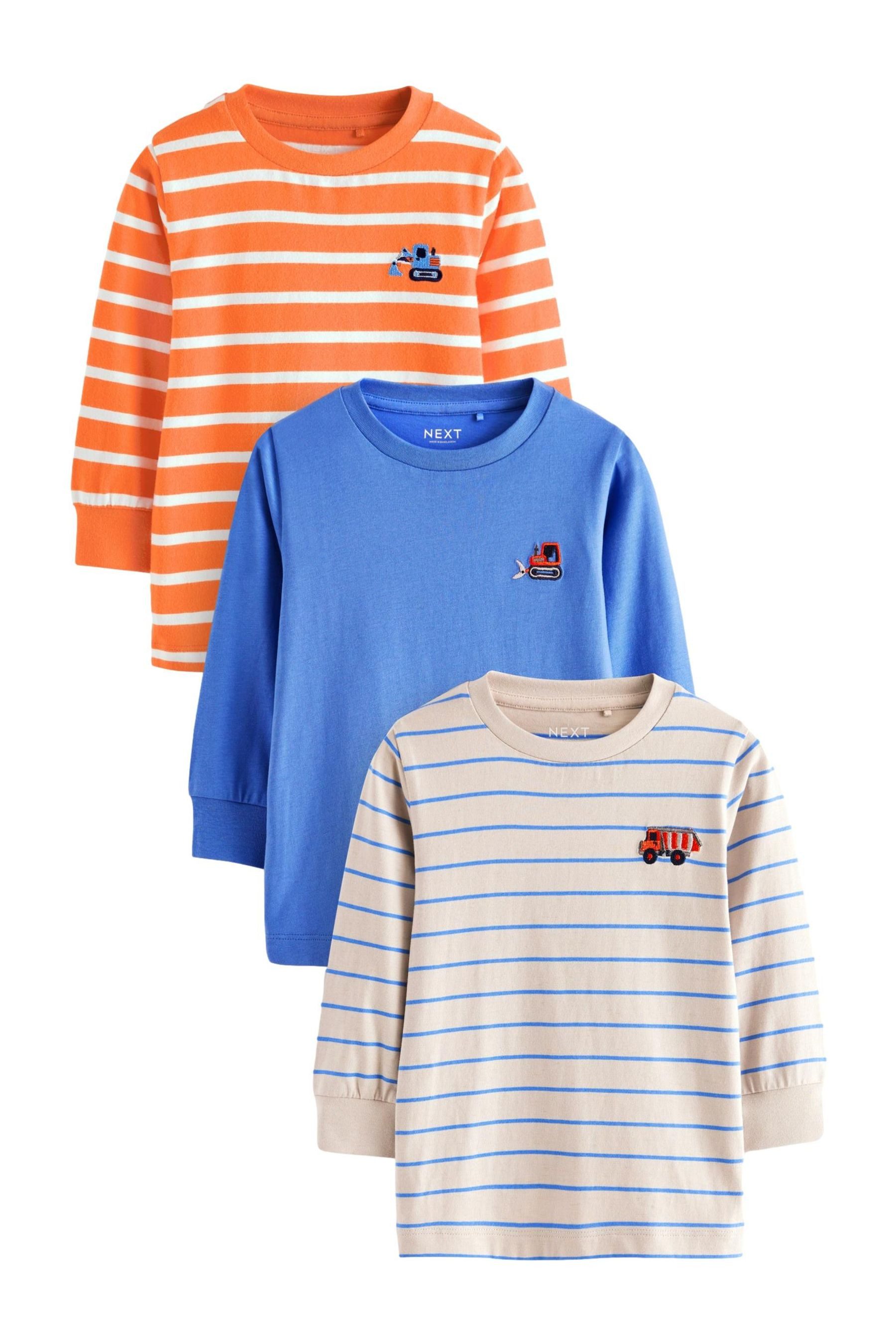 Next Langarmshirt Langarm-Shirts, 3er-Pack (3-tlg) günstig online kaufen