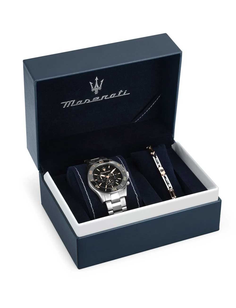 MASERATI Quarzuhr Maserati R8873600001 Herrenuhr Competizione Chronograph 43mm 10ATM Maserati R8873600001 Herrenuhr Competizione Chronograph 43mm 10ATM