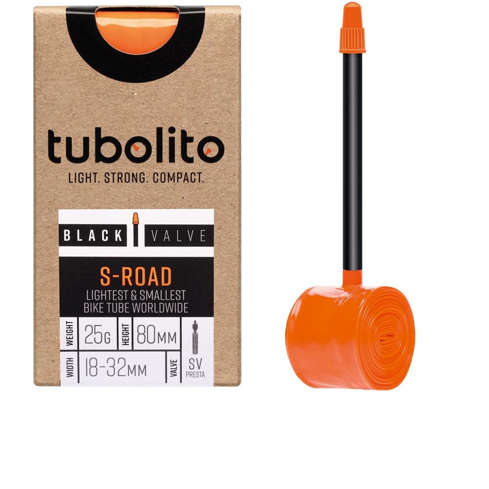 Tubolito Fahrradschlauch tubolito S-Tubo-Road 700C TPU Schlauch 23g SV 80mm - Extrem leicht & k