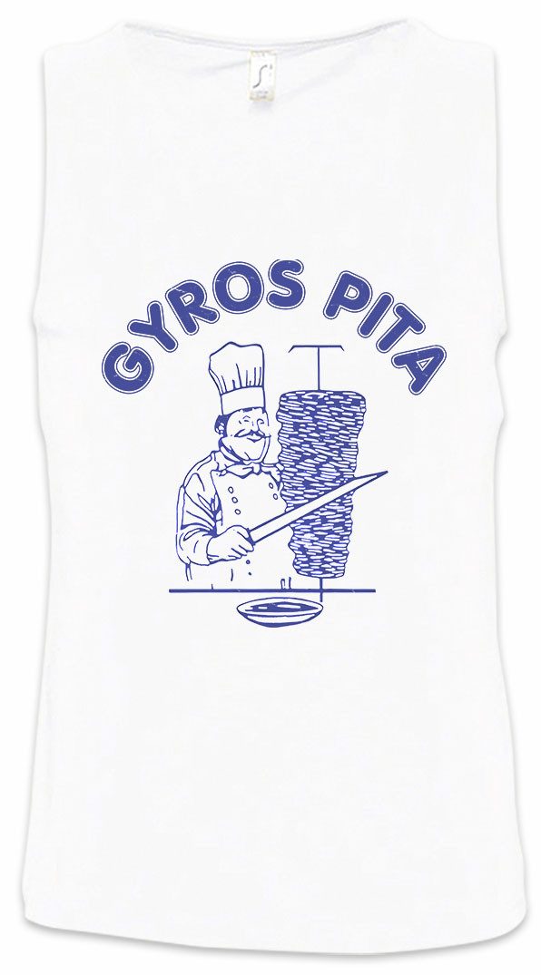Urban Backwoods Tanktop Gyros Pita Ärmelloses T-Shirt Döner Kebab Dönerladen Ayran Crew Türkei Spaß Gang Love Fun
