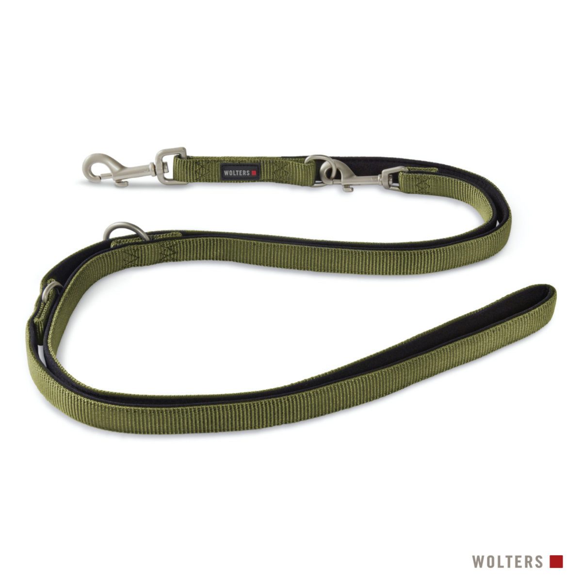 Wolters Hundeleine Führleine Professional Comfort olive/schwarz