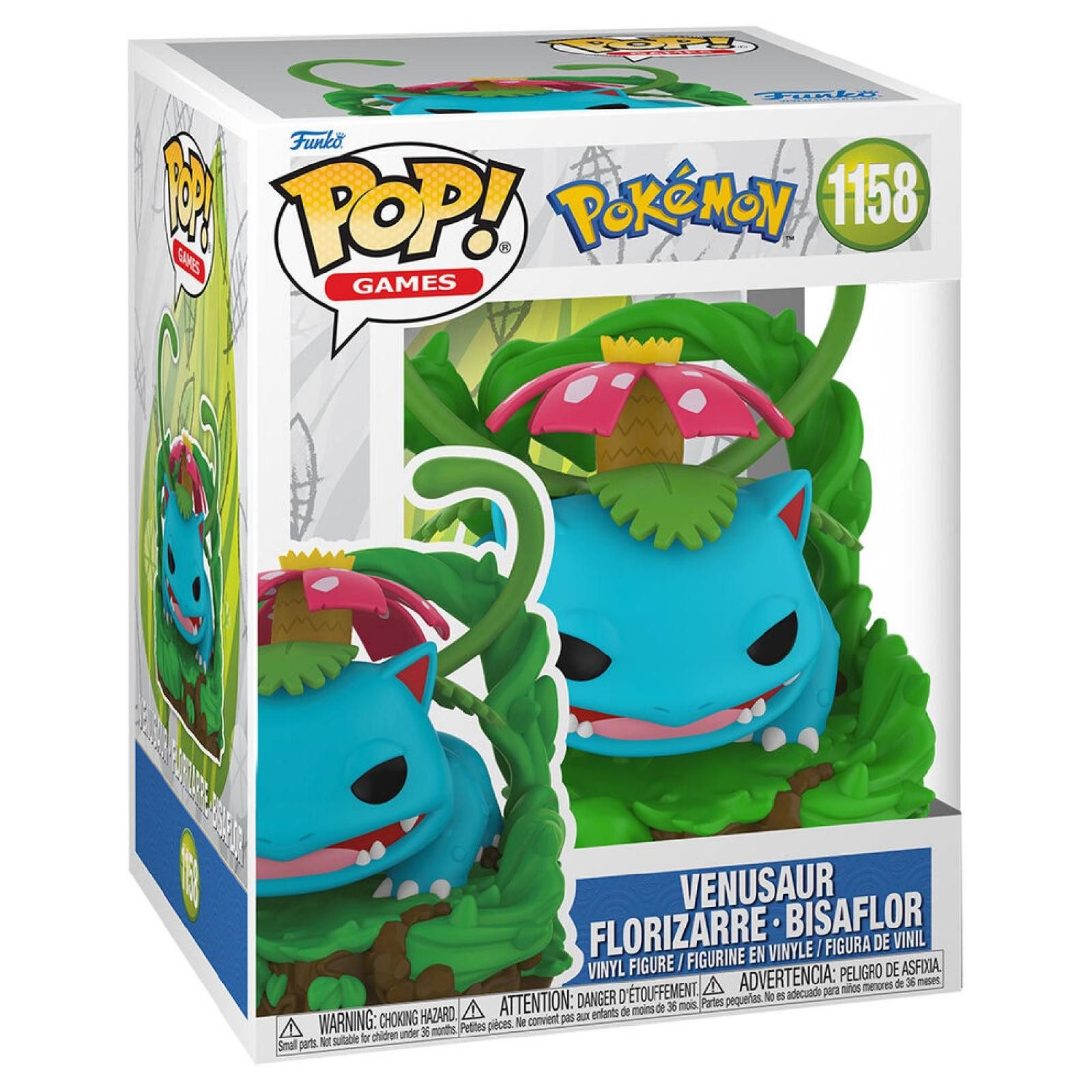 Funko Sammelfigur POP figure Premium Pokemon Venusaur Florizarre Bisaflor #1158