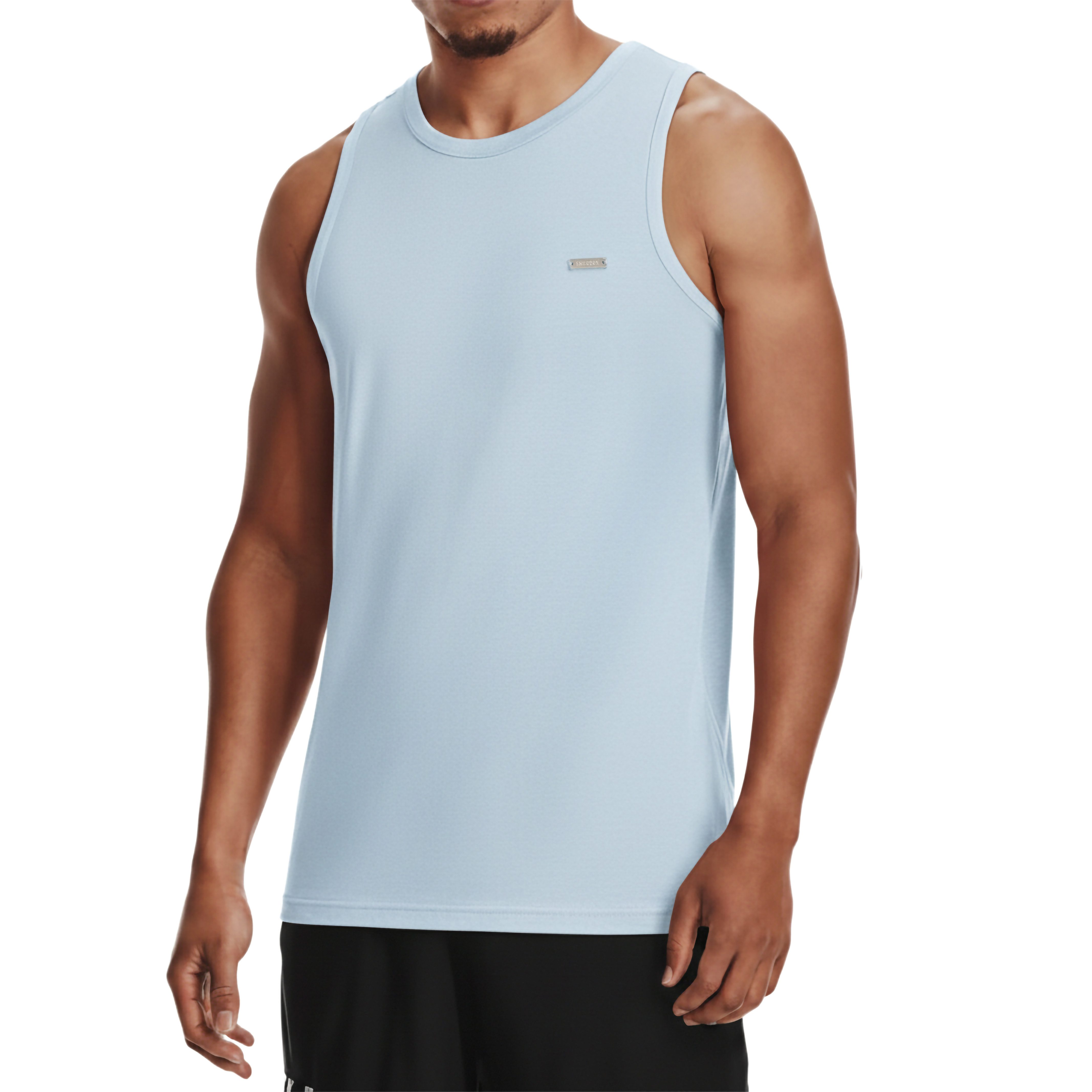 Smilodox Tanktop Arian, ärmelloses Muskelshirt mit Rundhals & Metall-Logo, günstig online kaufen