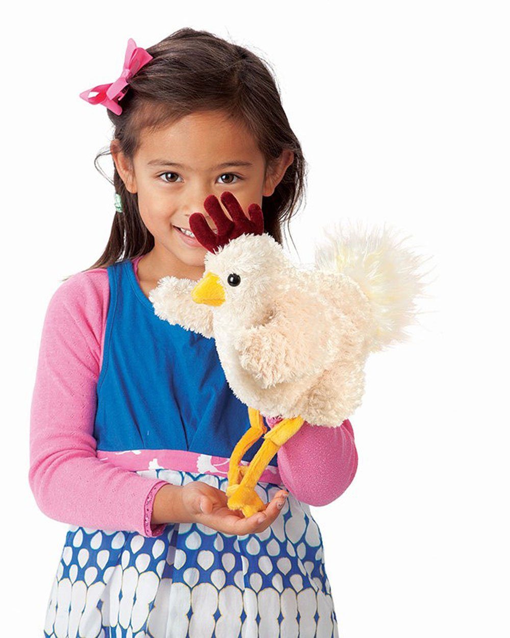 Folkmanis Handpuppen Handpuppe Folkmanis Handpuppe Lustiges Huhn 3030 (Packung)
