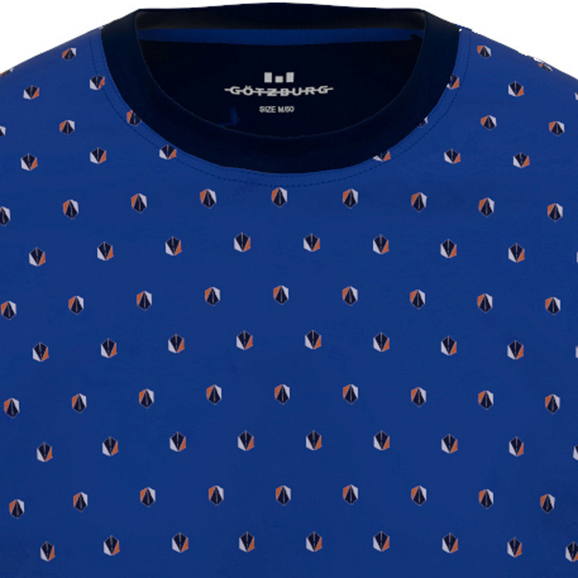 GÖTZBURG Pyjama Herren-Shorty Single-Jersey gemustert günstig online kaufen