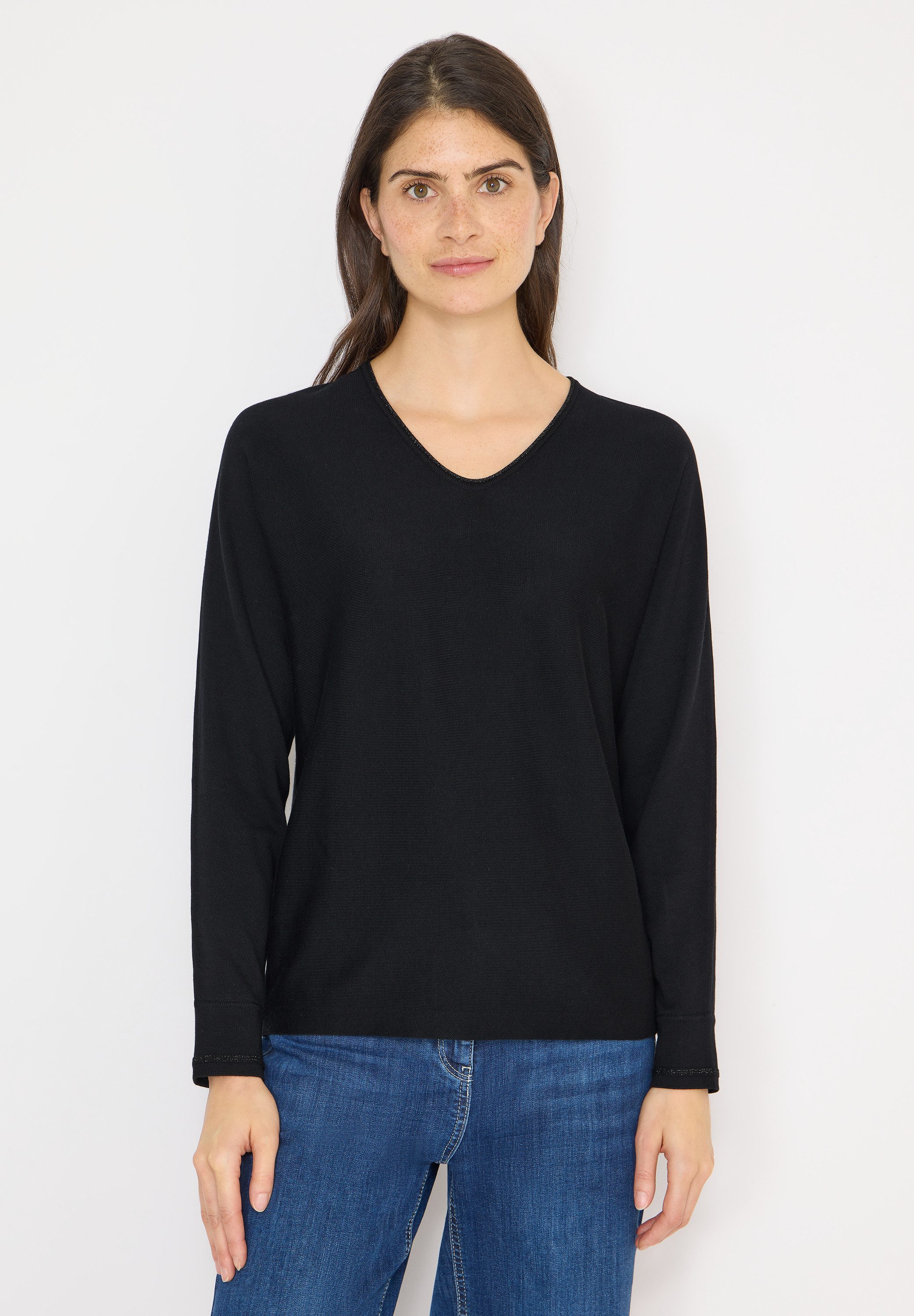 CECIL Strickpullover aus softem Materialmix