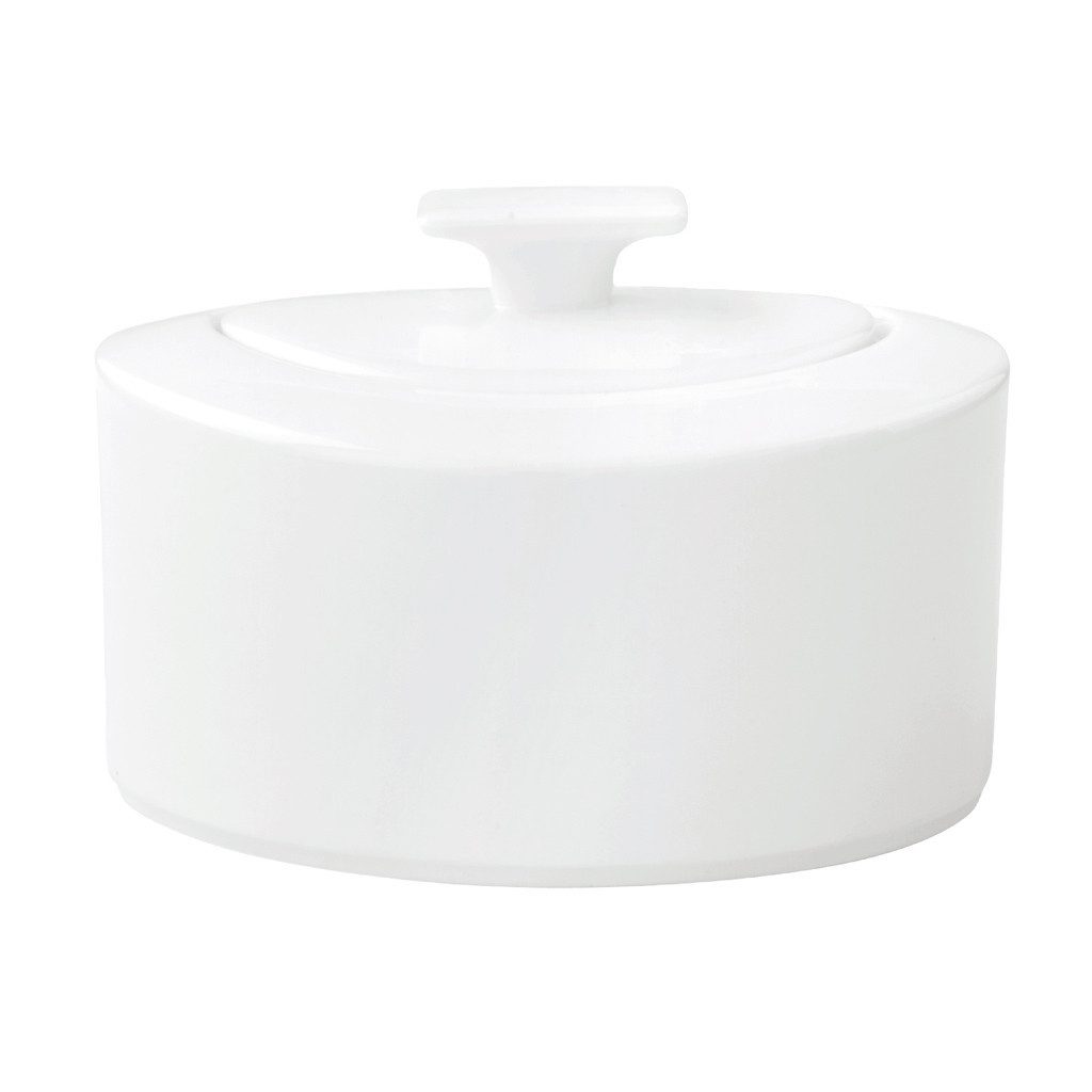 Villeroy & Boch Signature Zuckerdose Modern Grace Zuckerdose 6 Pers., Porzellan, (1-tlg), Premium Bone Porcelain, 1 Stck, mikrow.- & spülm.sicher